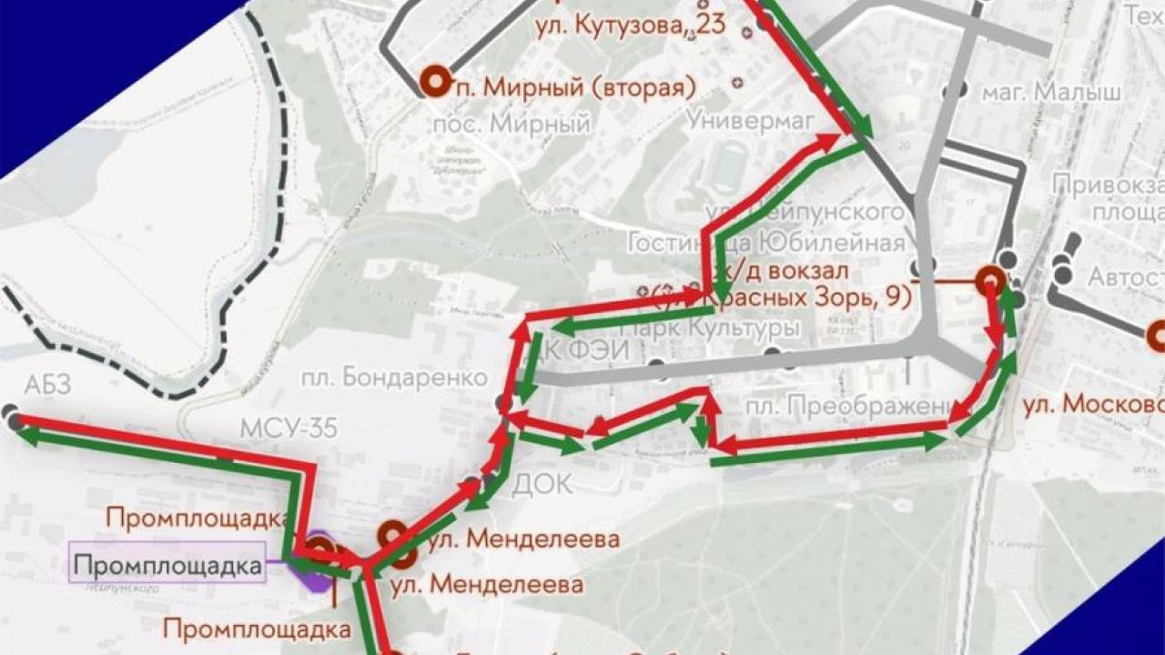 Схема движения транспорта 27 июля в Обнинске — Настоящий Обнинск