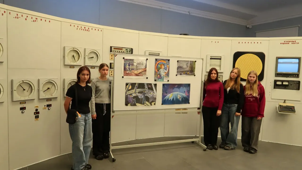 На Первой в мире АЭС показали рисунки победителей конкурса «Гагарин. Точка отсчёта»