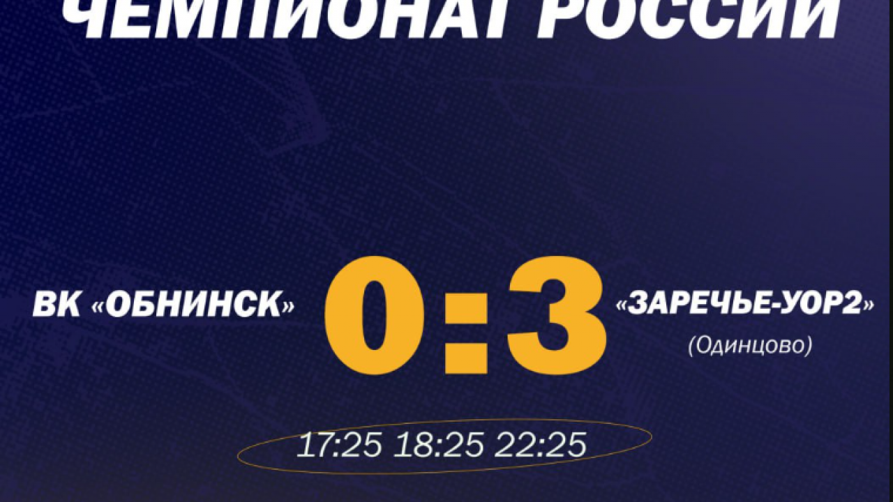 Волейболистки уступили в матче чемпионата России — Настоящий Обнинск