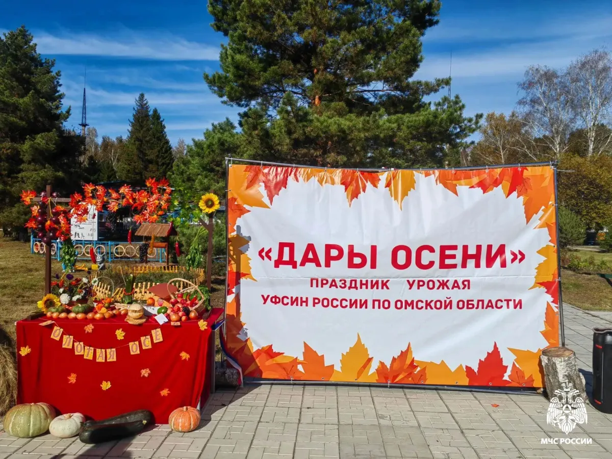 В Омской области фестиваль «Дары осени» объединил сотрудников МЧС, ветеранов и молодежь