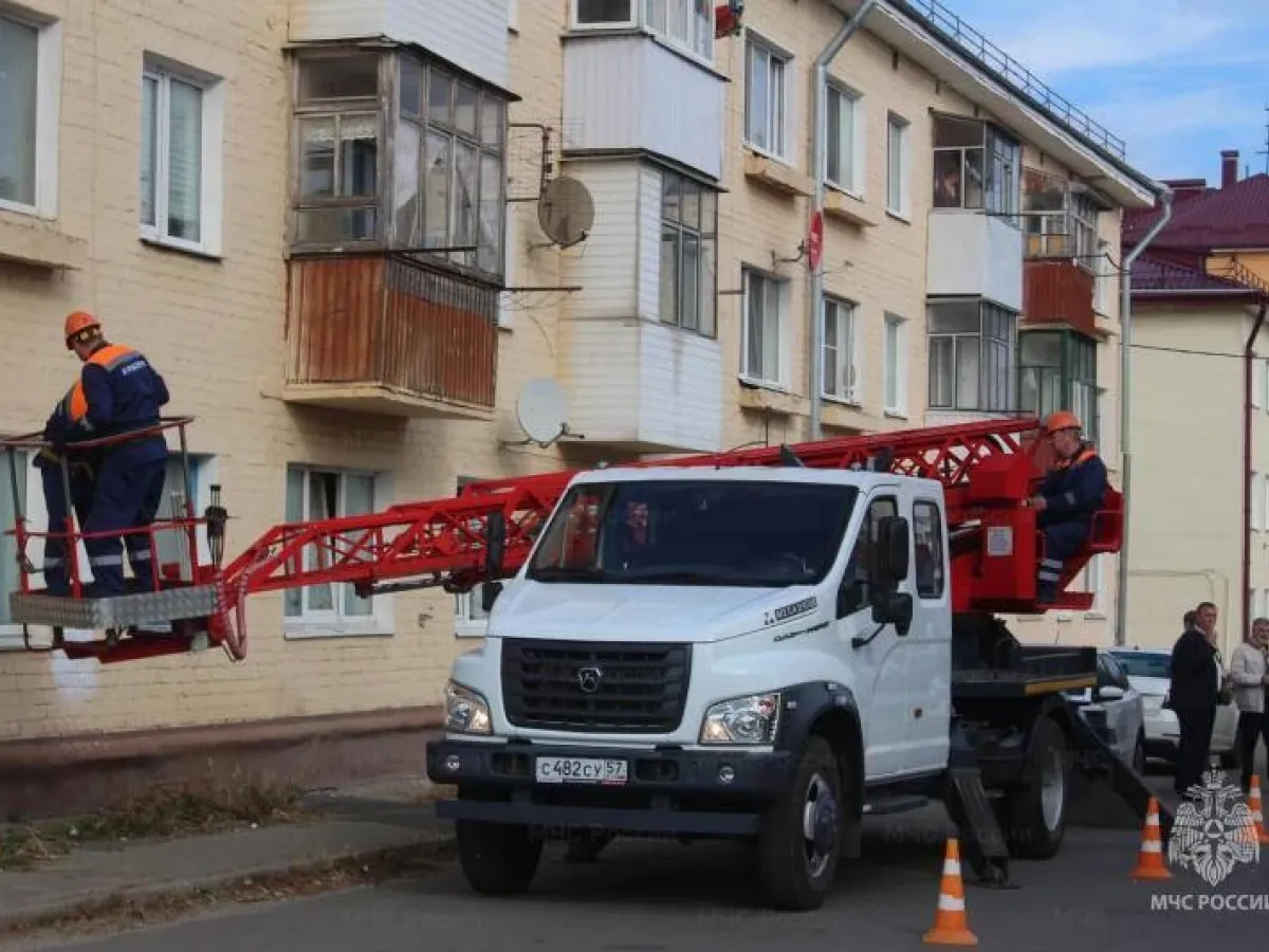 В Орле отработали действия при условной ЧС в архиве Орловской области