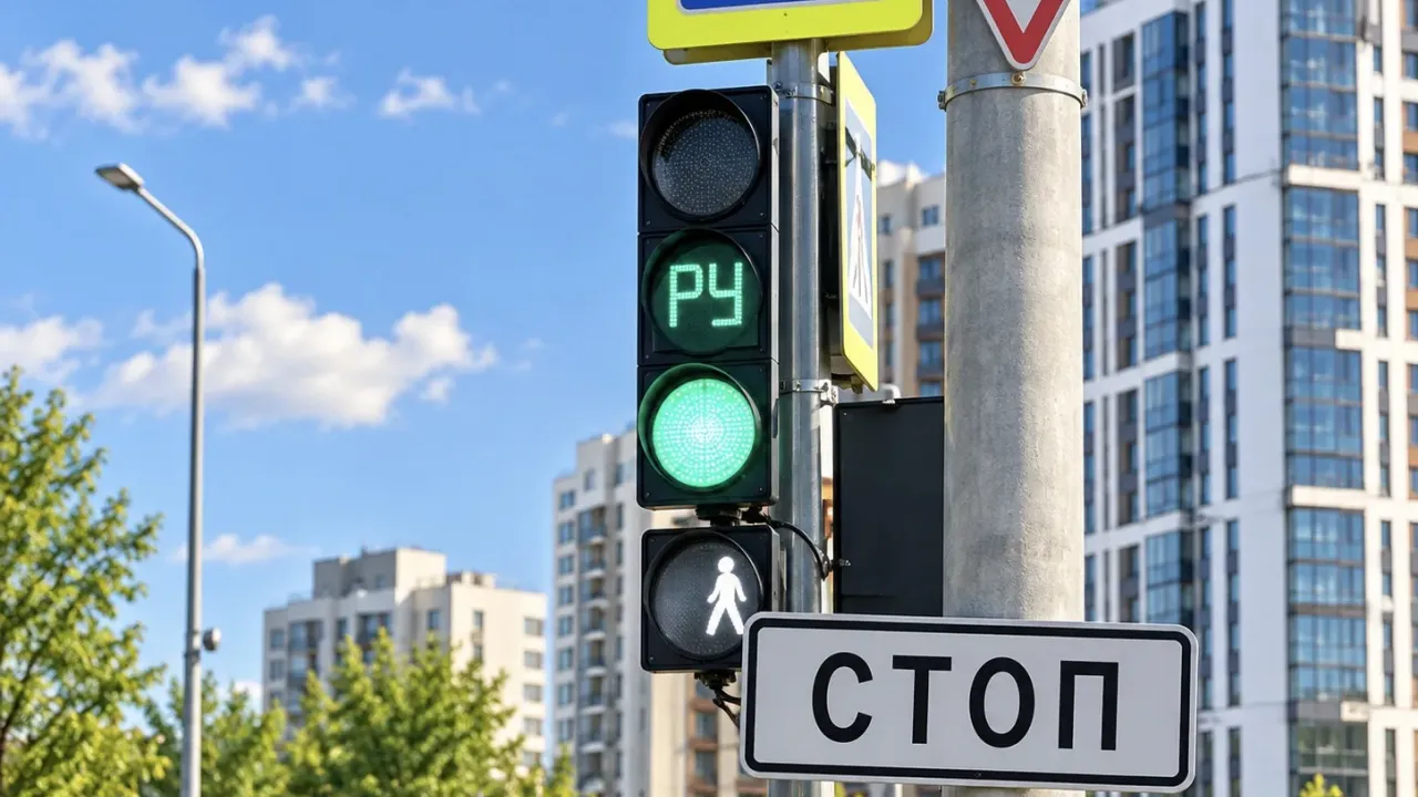 В Орле объяснили, что означает «РУ» на светофорах — Орёл Сейчас