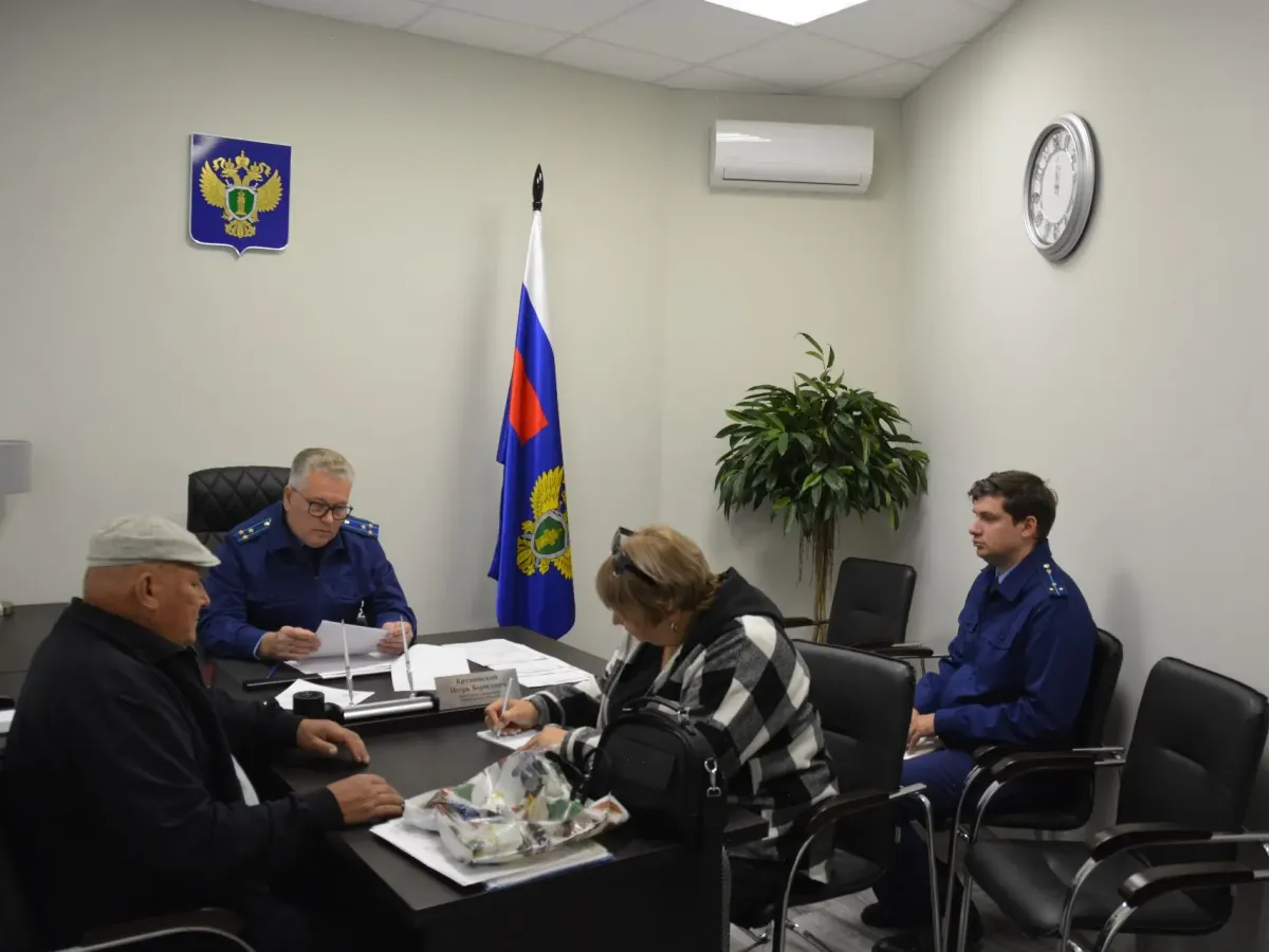 В прокуратуре Оренбургской области провели прием участников СВО и их семей
