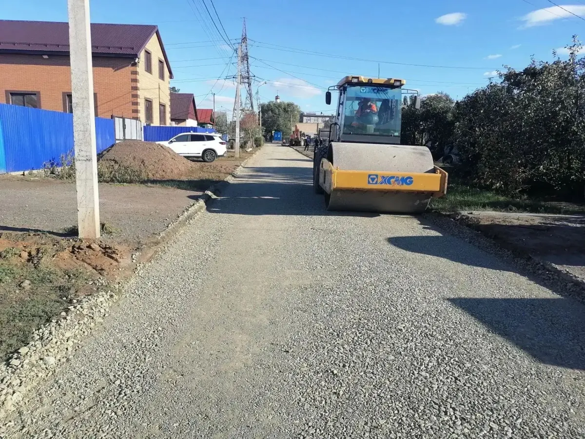 В Оренбурге на улице Гастелло завершили укладку выравнивающего слоя асфальта