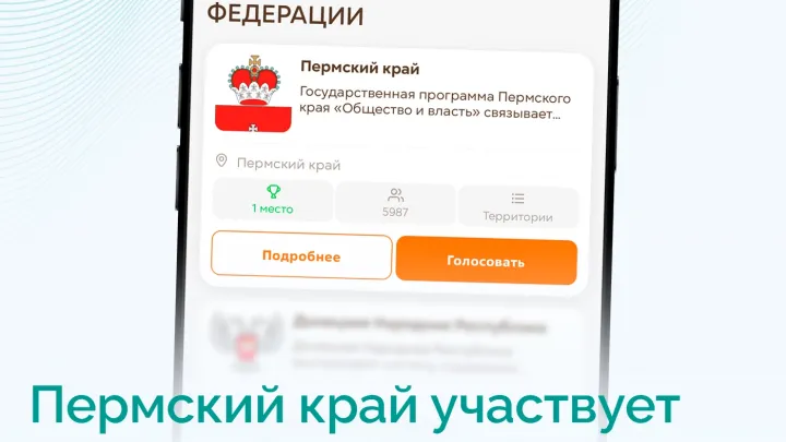 Пермский край вышел в финал премии #МЫВМЕСТЕ — Пермь Сейчас