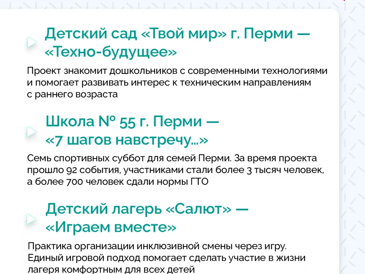 Определен шорт-лист пятого конкурса «Лидер Пермского края»