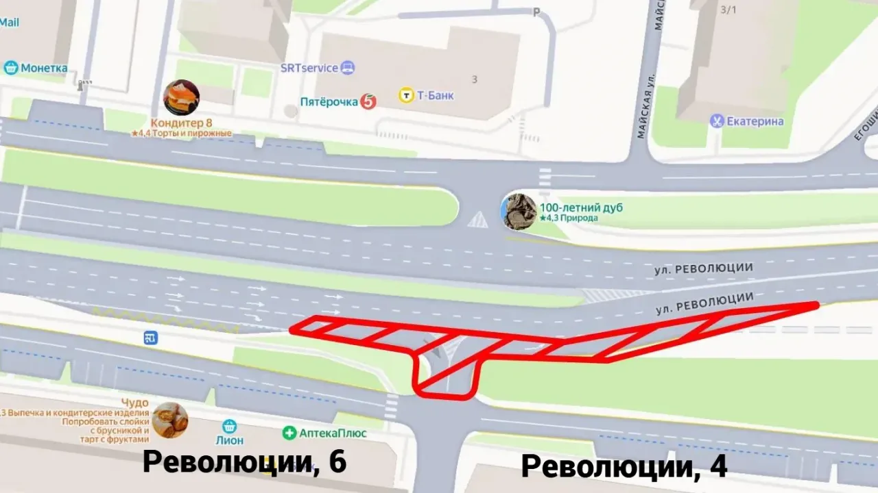 На улице Революции в Перми ограничат движение из-за строительства моста — Пермь Сейчас