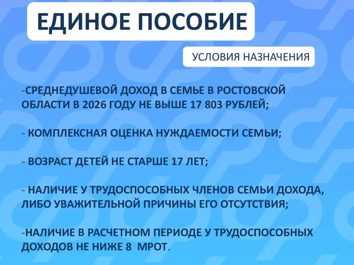 В Ростовской области можно одновременно получать две выплаты на ребенка