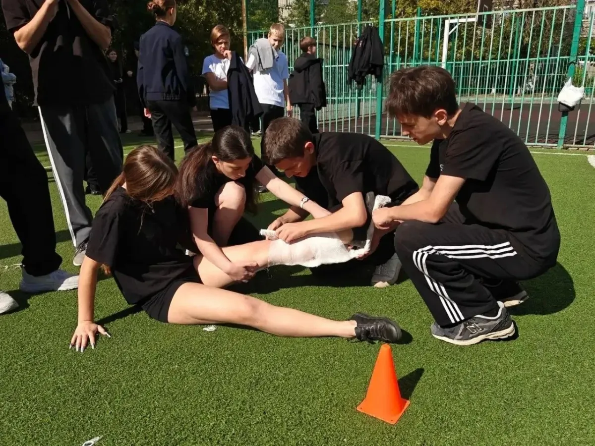В школе № 86 прошла третья спартакиада среди учащихся полицейских классов