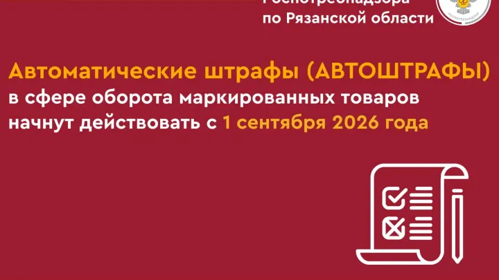 С 1 сентября 2026 года вступят в силу автоштрафы за нарушения при продаже маркированных товаров — Рязань Сейчас