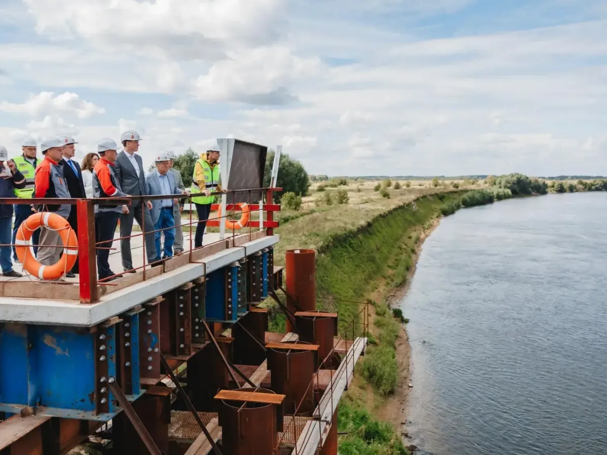 Строительство нового моста через Оку в Рязанской области завершено на 31%