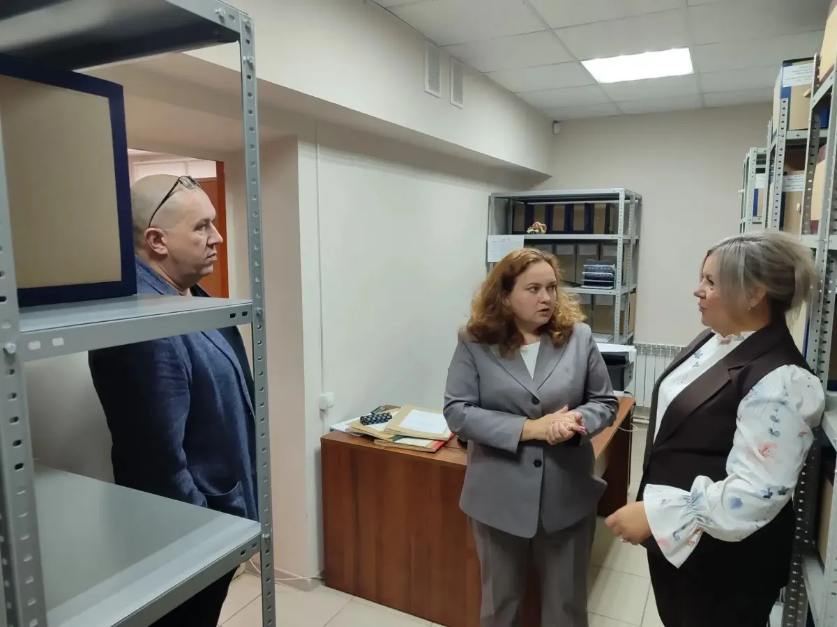 Представители архивного управления Рязанской области посетили Рыбновский округ