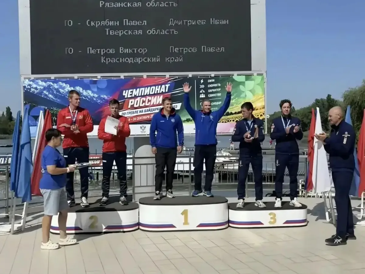 Рязанские гребцы выиграли заезд на чемпионате России в Краснодаре