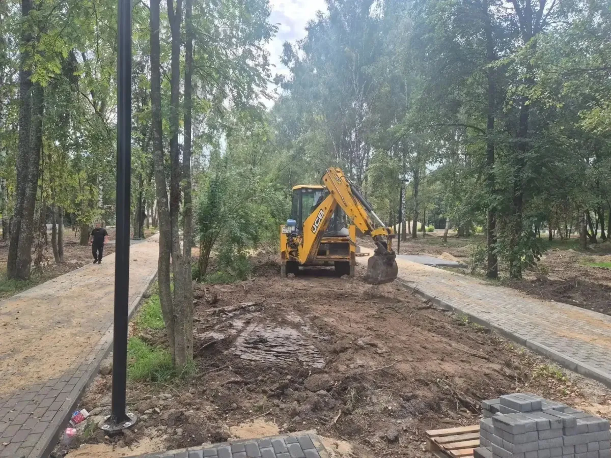 В Шиловском районе продолжается благоустройство Школьного парка