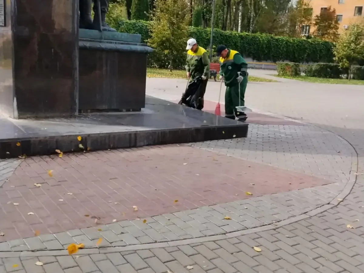 В Рязани 24 сентября провели покос травы и уборку в парках и скверах