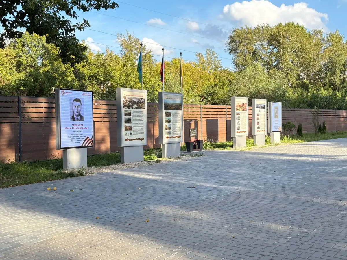 В Рязани продолжается комплексное благоустройство Гвардейского сквера