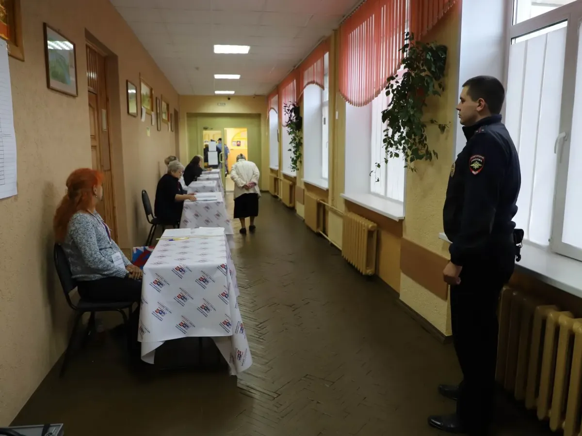 В Рязанской области на выборах обеспечили охрану порядка и безопасность