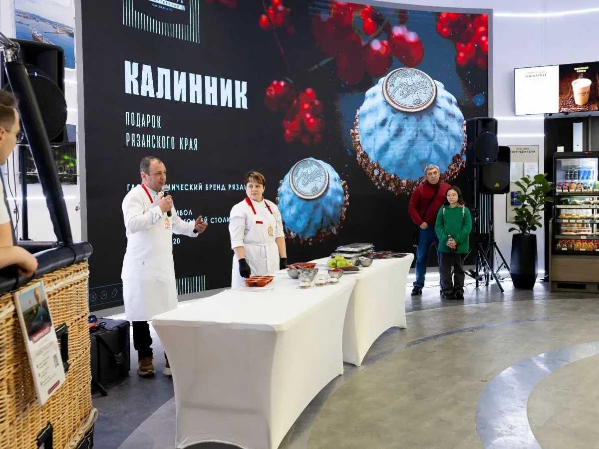 Команда Рязанской области представила калинник на фестивале в Екатеринбурге