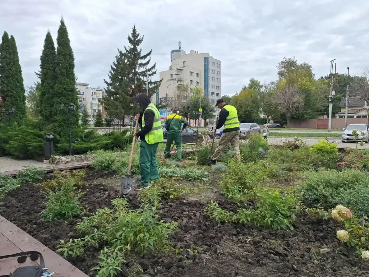 В рязанских парках и скверах провели покос травы и уборку территорий