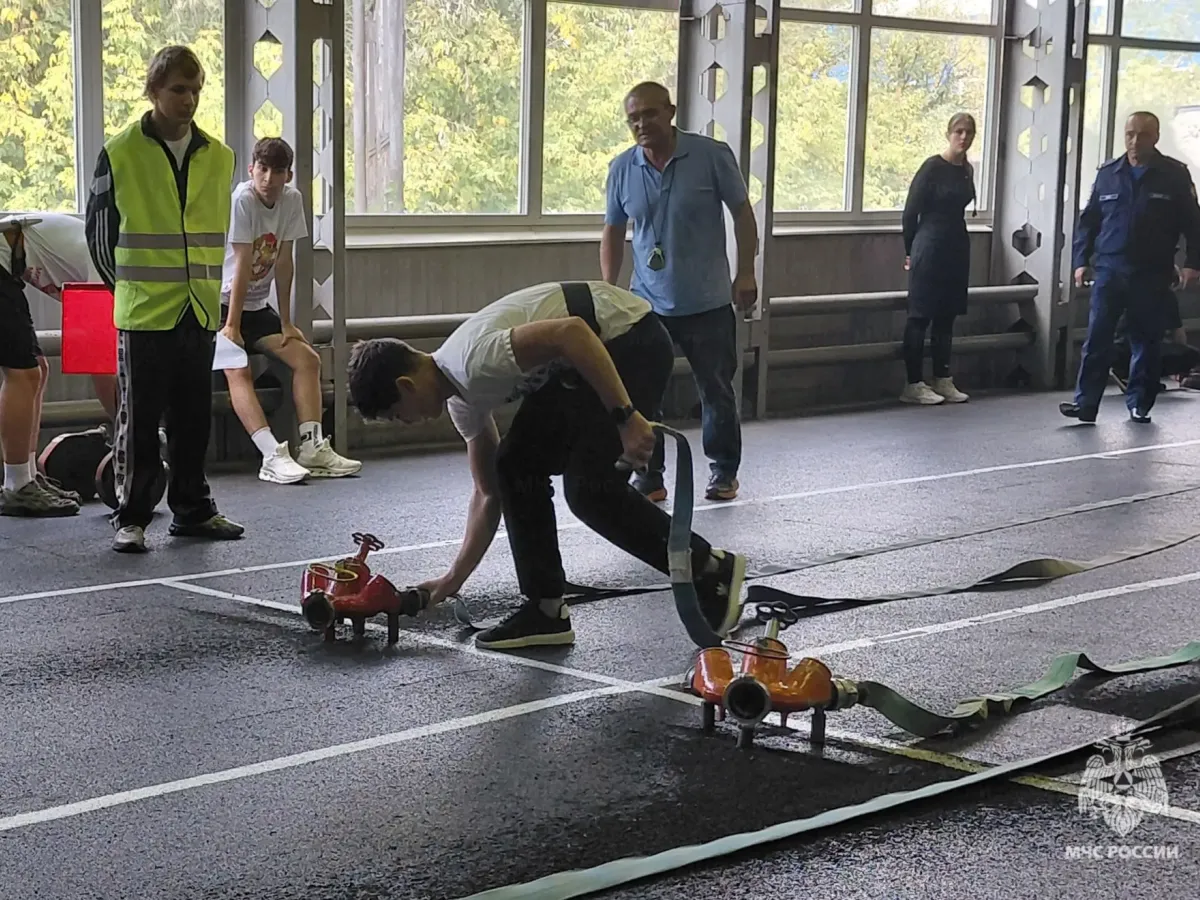 В Рязанской области прошли соревнования по пожарно-прикладному спорту среди школьников