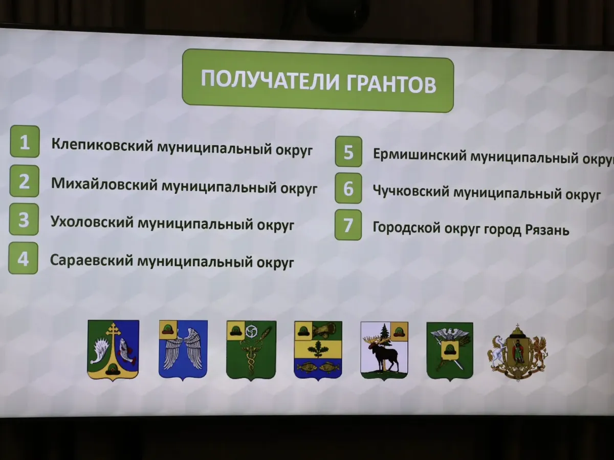 В Рязанской области определили получателей грантов за эффективность местного самоуправления