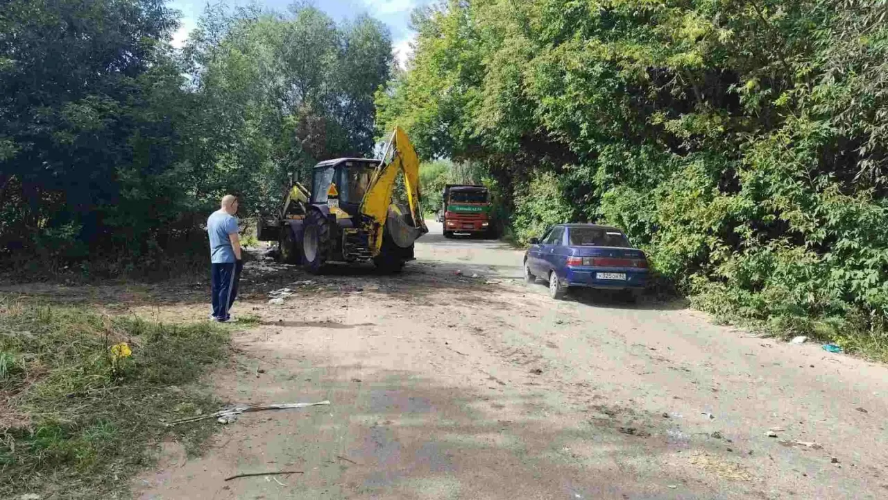 В Рязани на улице Боголюбова привели в порядок контейнерную площадку — Рязань Сейчас