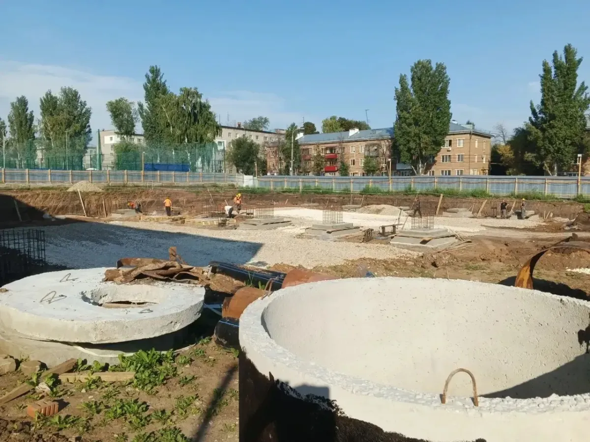В Промышленном районе Самары началось строительство баскетбольного комплекса