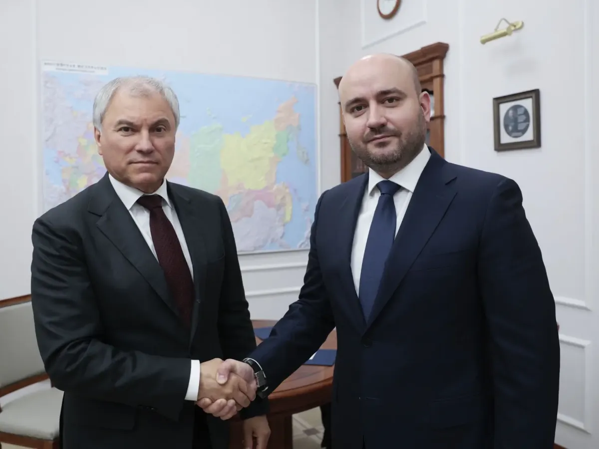 Вячеслав Федорищев обсудил развитие Самарской области с Председателем Госдумы Вячеславом Володиным