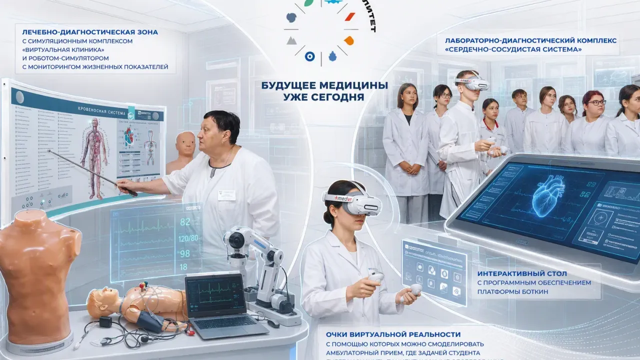 В Самарском медколледже им. Ляпиной открыли кластер с VR-технологиями и роботами