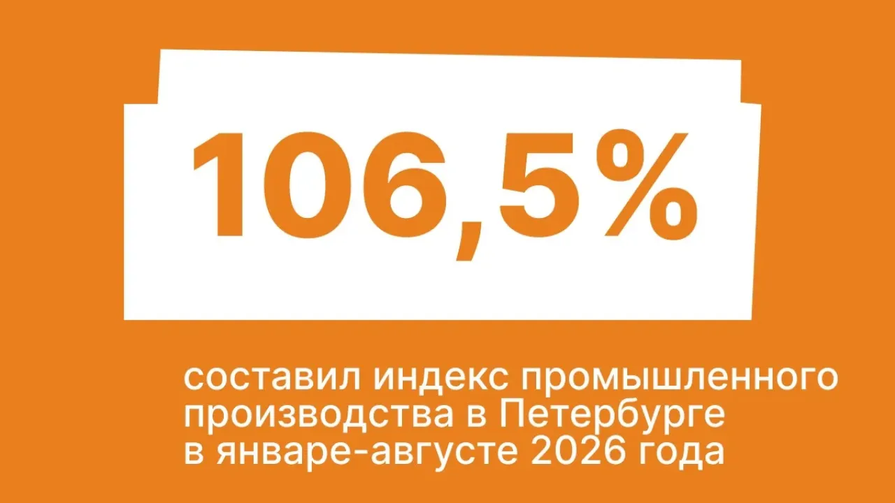 Индекс промышленного производства Петербурга за восемь месяцев составил 106,5% — Санкт-Петербург Сейчас
