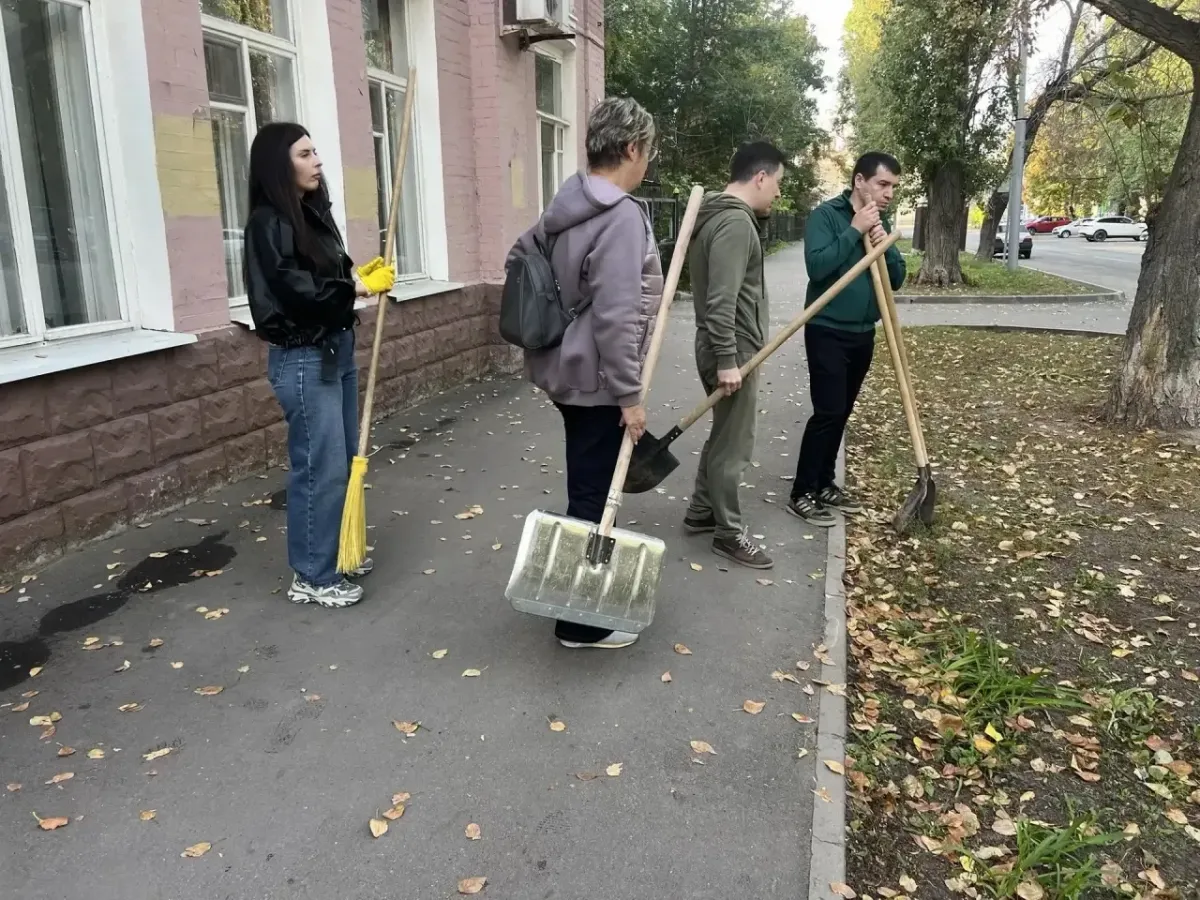Минтруда и соцзащиты области присоединилось ко второму общеобластному субботнику