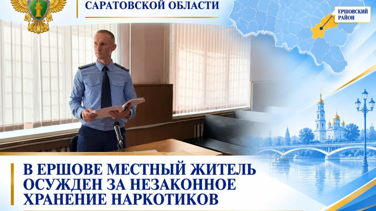 В Ершове мужчину осудили за незаконное хранение более 1,1 кг наркотиков — Саратов Сейчас