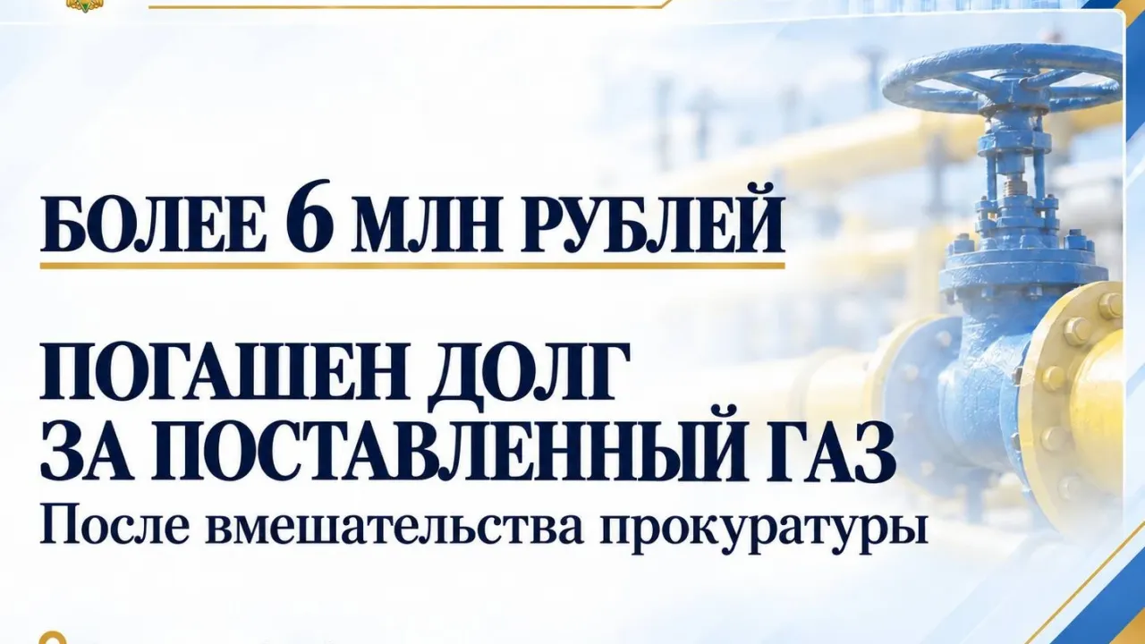 В Саратовской области после вмешательства прокуратуры погашен долг за газ более 6 млн рублей — Саратов Сейчас