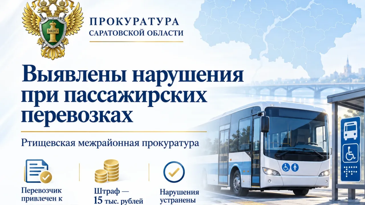 В Ртищевском районе выявили нарушения при организации пассажирских перевозок — Саратов Сейчас