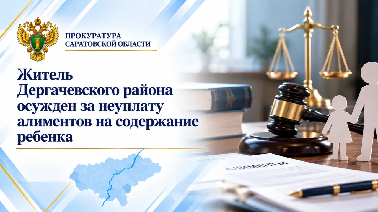 Жителя Дергачевского района осудили за неуплату алиментов на сына — Саратов Сейчас