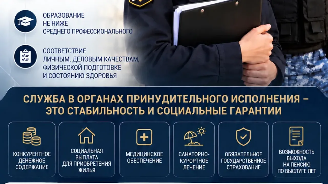 ГУФССП по Саратовской области объявило набор на службу в подразделения — Саратов Сейчас