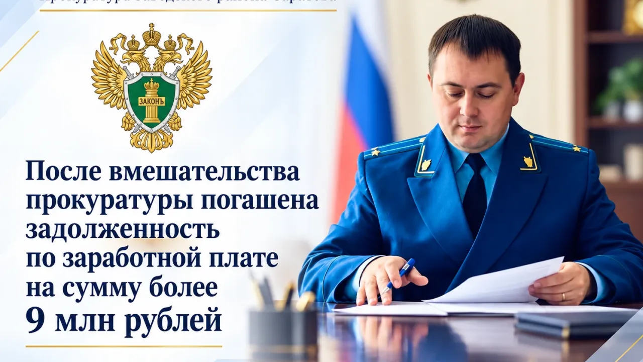 После вмешательства прокуратуры погашена задолженность по зарплате свыше 9 млн рублей — Саратов Сейчас