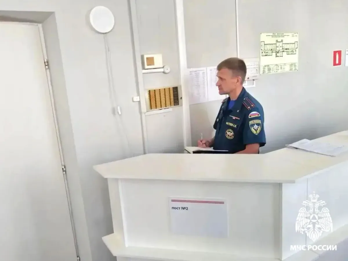 В смоленской больнице «РЖД-Медицина» проверили противопожарные системы