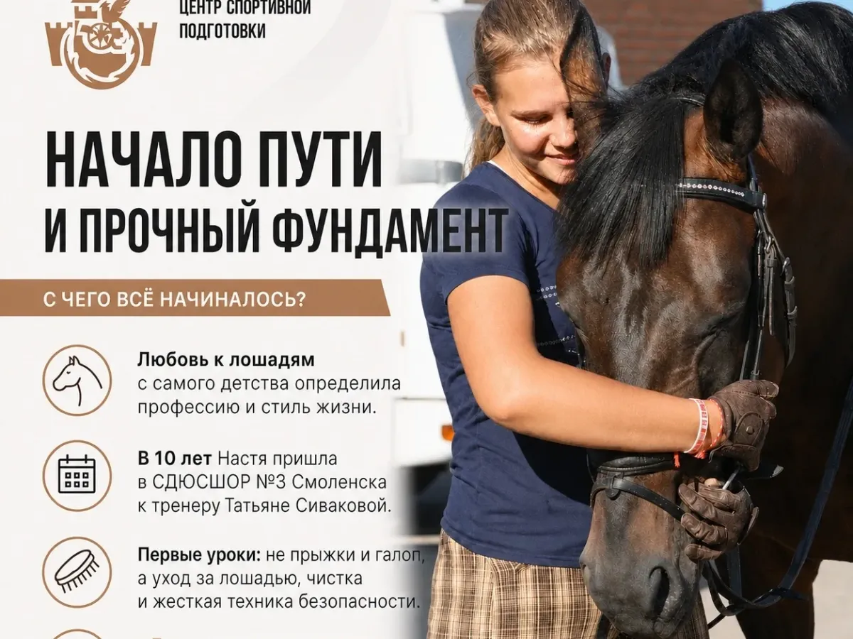 Анастасия Михайлова стала четырёхкратной чемпионкой России по конному троеборью