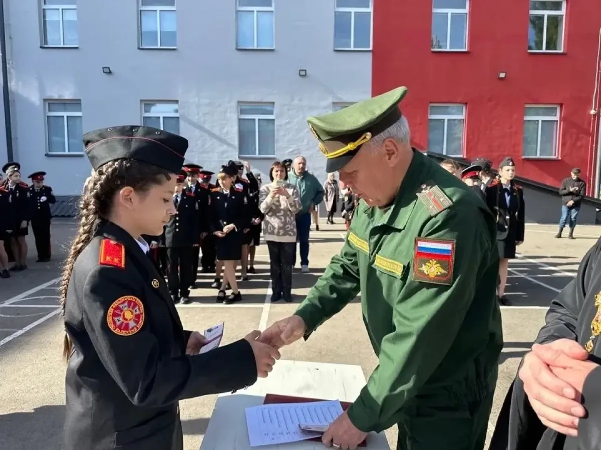 В Смоленском кадетском корпусе 73 кадета приняли торжественное обещание