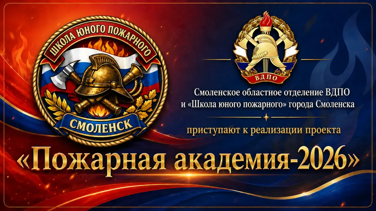 В Смоленске стартовал социальный проект «Пожарная академия – 2026» — Смоленск Сейчас