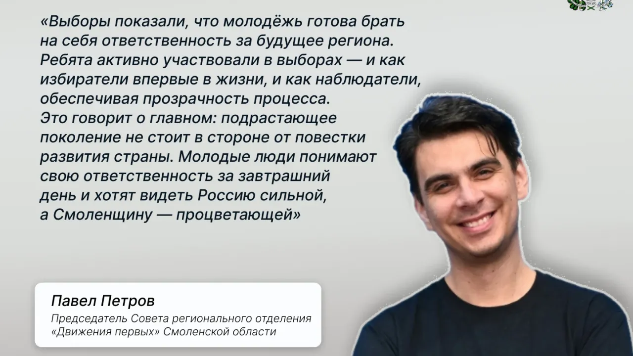Молодёжь Смоленщины активно участвовала в выборах и среди наблюдателей — Смоленск Сейчас