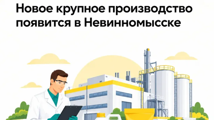 В Невинномысске строят завод по производству средств для защиты растений — Ставрополь Сейчас