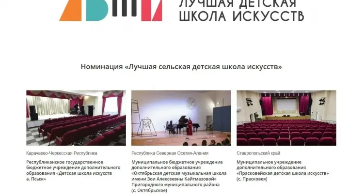 Прасковейская детская школа искусств вышла в финал всероссийского конкурса — Ставрополь Сейчас