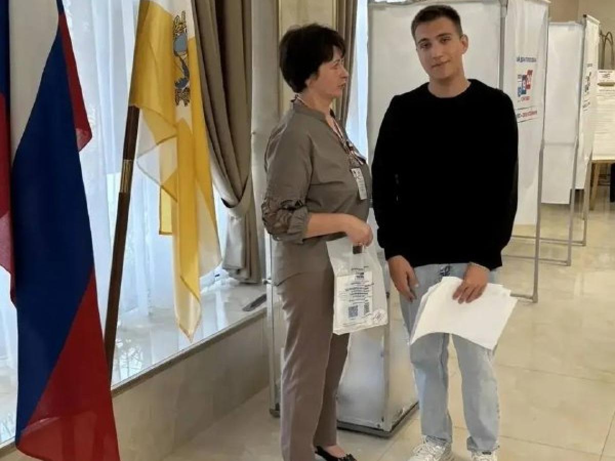 Молодежь Ставрополья активно голосует на выборах