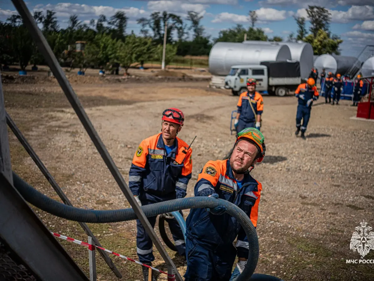 В Новоалександровском округе прошли учения по ликвидации разлива нефтепродуктов