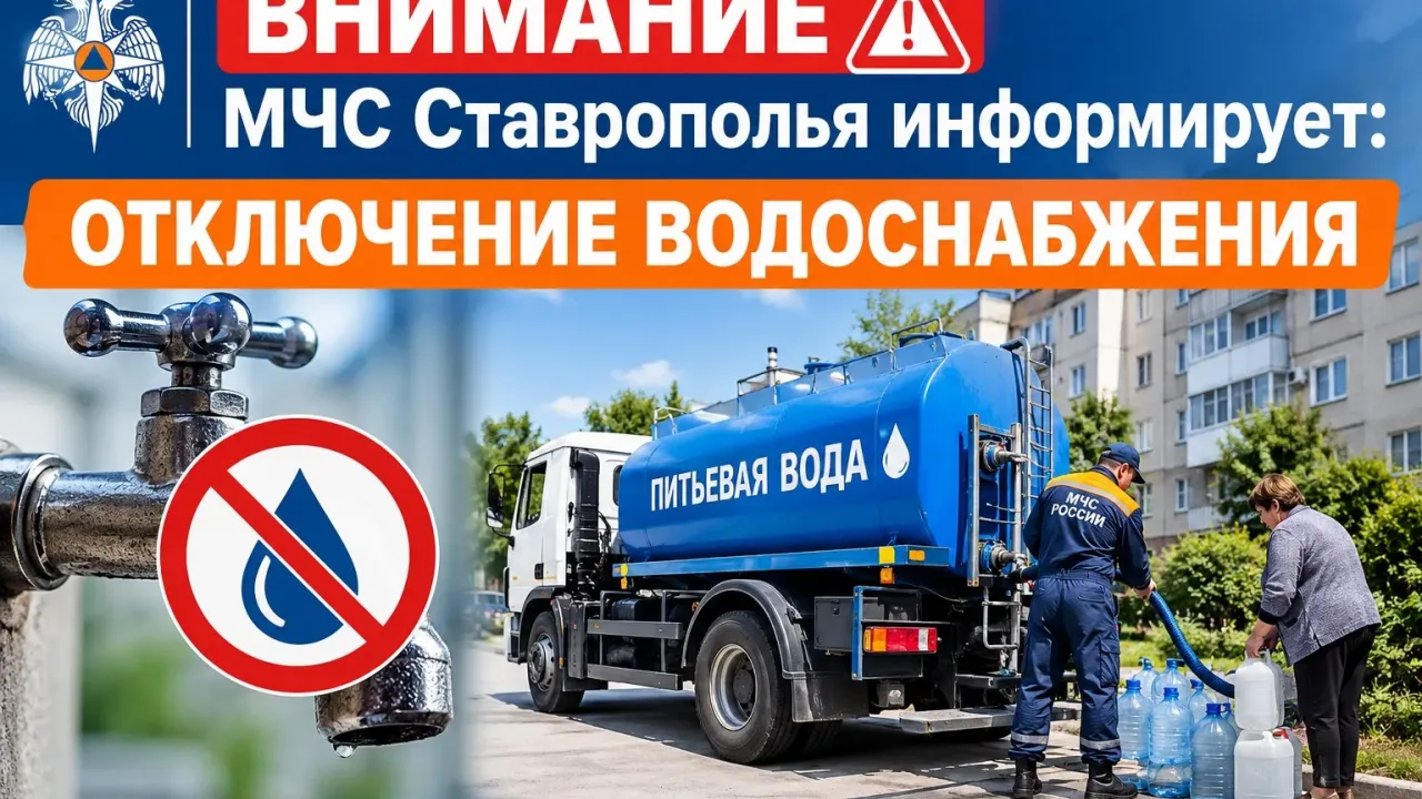 В Кисловодске, Ессентуках и Предгорном округе временно ограничат подачу воды — Ставрополь Сейчас