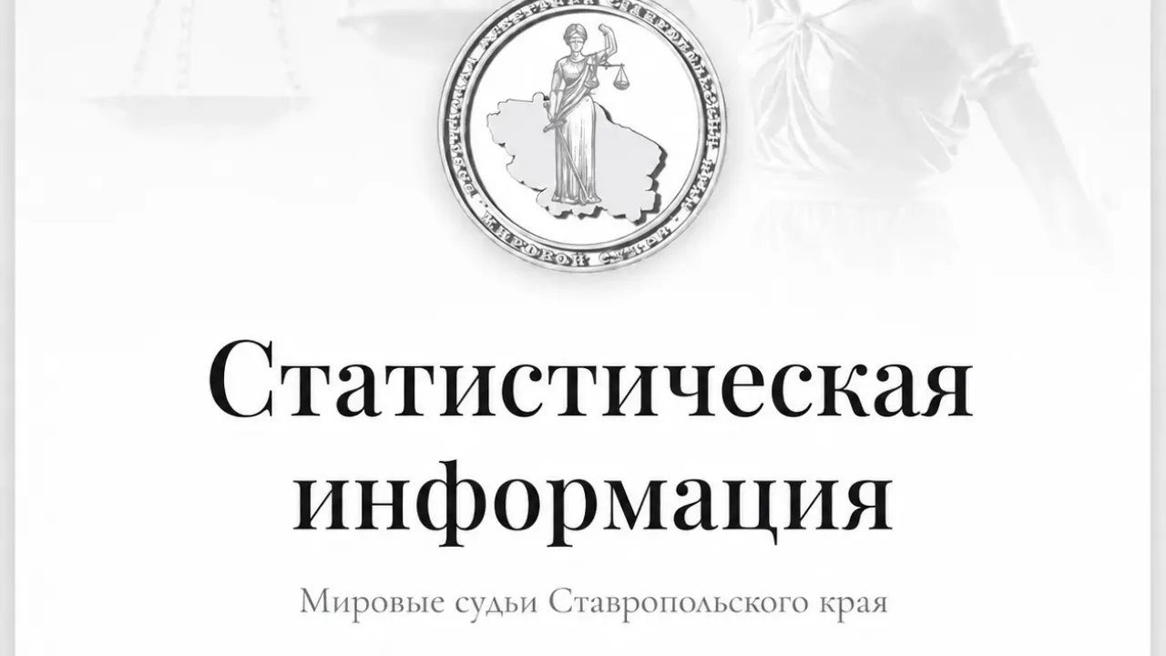 Мировым судьям Ставропольского края поступило более 340 тысяч дел за восемь месяцев 2026 года — Ставрополь Сейчас