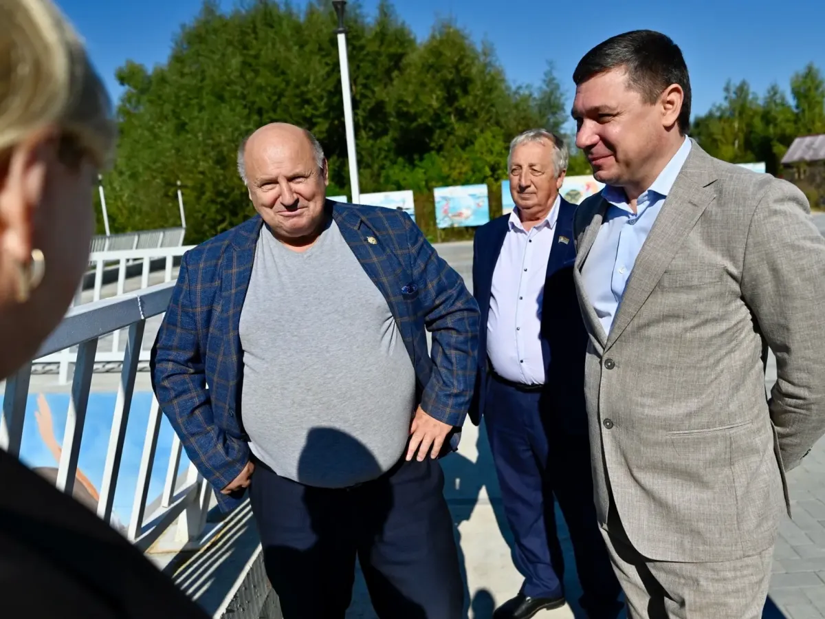 В Глазке благоустроили въездную зону и готовят строительство центра врача общей практики
