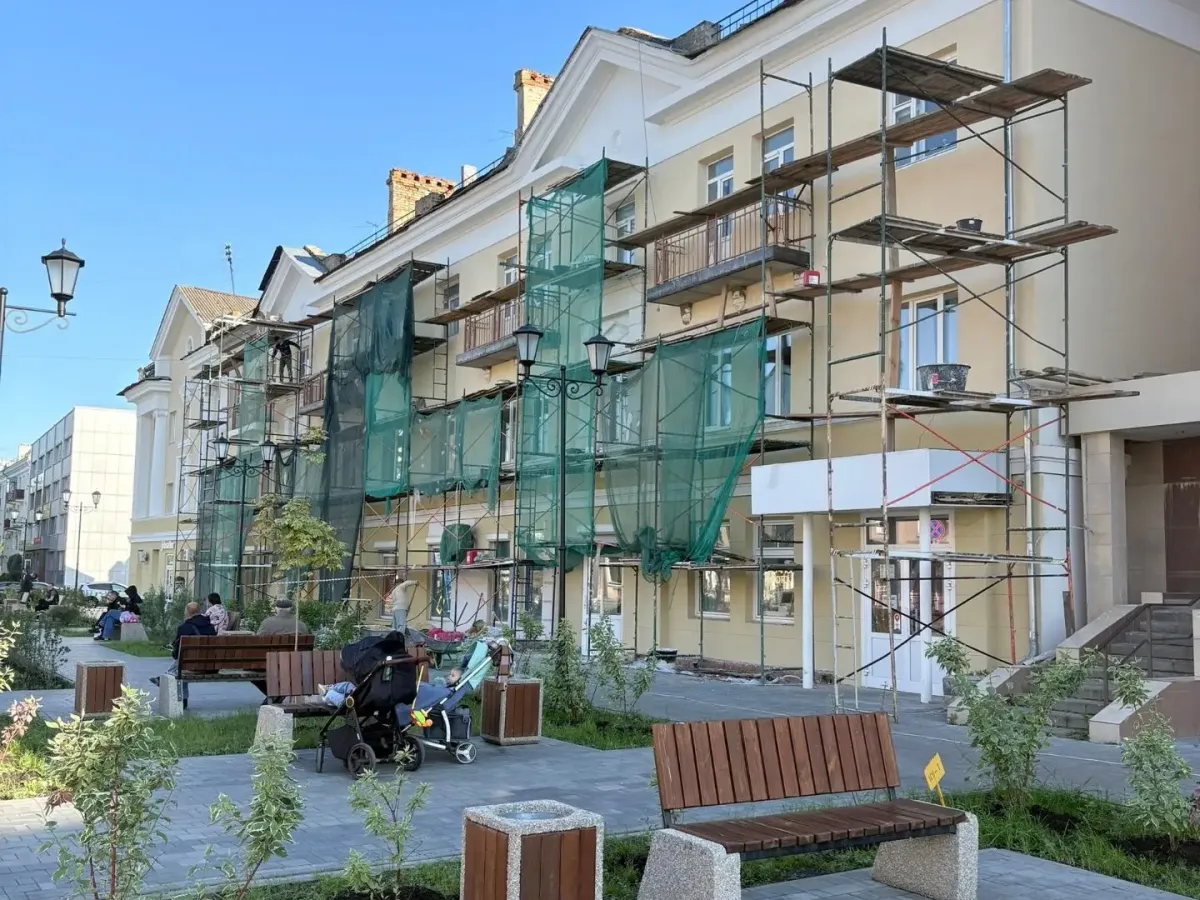 В Тамбове продолжают формировать единый облик улицы Октябрьской